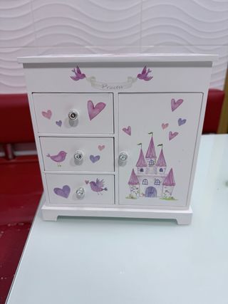 Cofre Joyero Musical Princesa Castillo