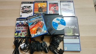 Consola PlayStation 2 Negra + 7 Juegos