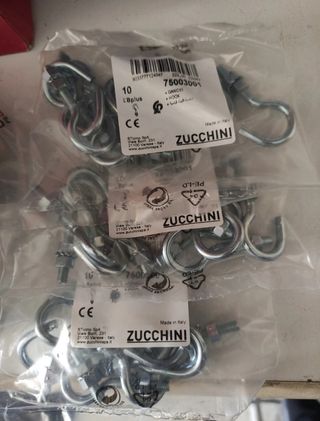 200 GANCI PER STAFFA-ZUCCHINI 75003001