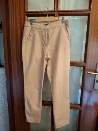 Pantaloni donna color pesca
