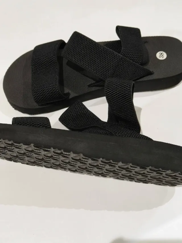 Sandalias Negras Talla 38