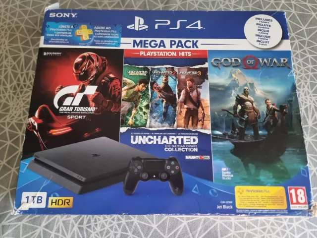 PS4 + 2 mandos + base + juego