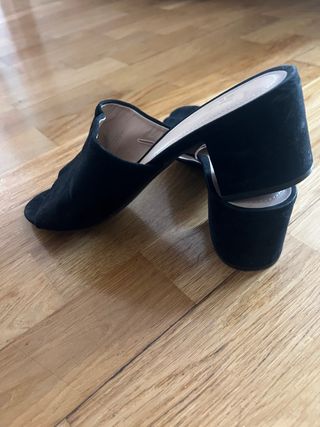 Zapatos negros tacón cómodos