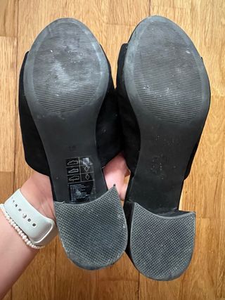 Zapatos negros tacón cómodos