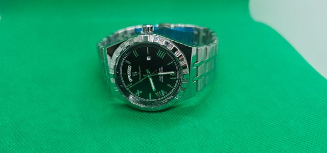 Orologio Poedagar Royal Quarzo Nero Argento