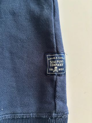 Sudadera Scalpers Azul Talla S Nueva