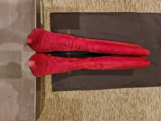 Botas altas ante rojo Victorio & Lucchino