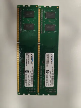 2x Crucial 2GB DDR3 DIMM RAM