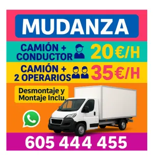 MUDANZAS
PORTES Y MUDANZAS
URGE MUDANZAS