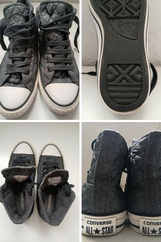 Converse All Star Grigie Tg 37