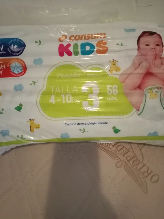 Pañales Talla 3 - 56 uds.