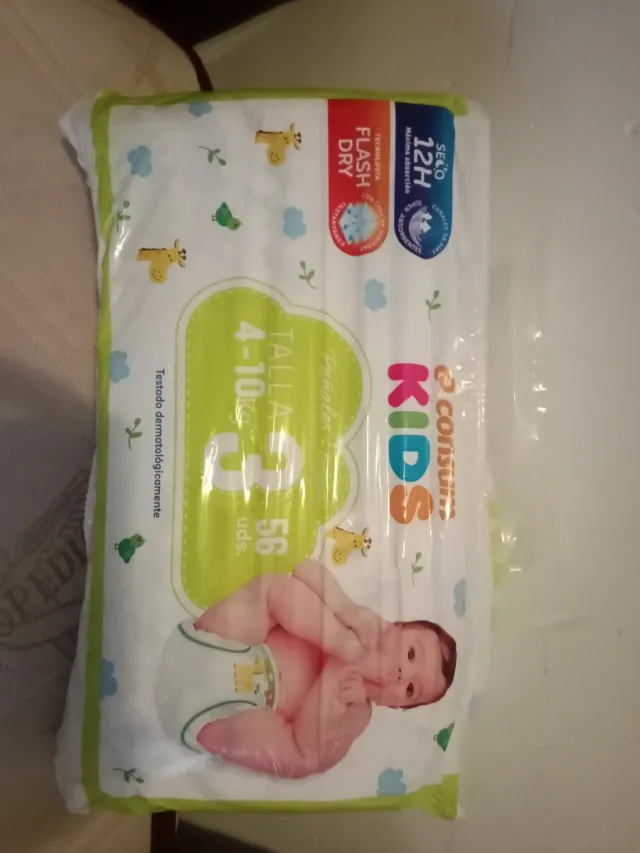 Pañales Talla 3 - 56 uds.