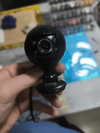 Webcam Hama Alta Definición Negra