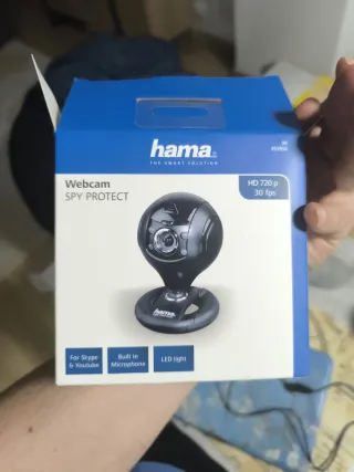 Webcam Hama Alta Definición Negra