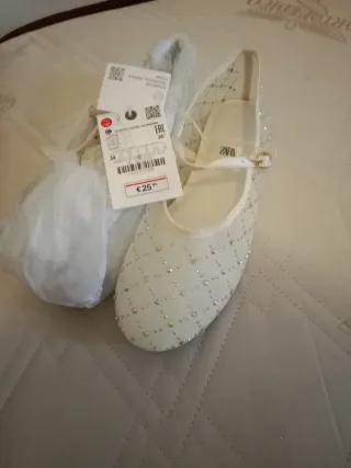 Zapatos Zara Brillantes Talla 34