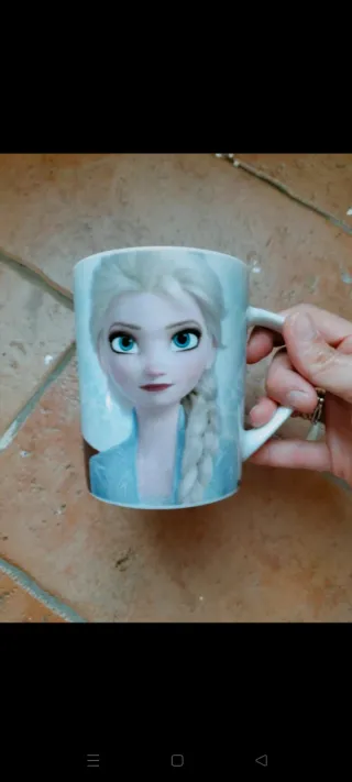 Tazza Elsa Frozen Bambina
