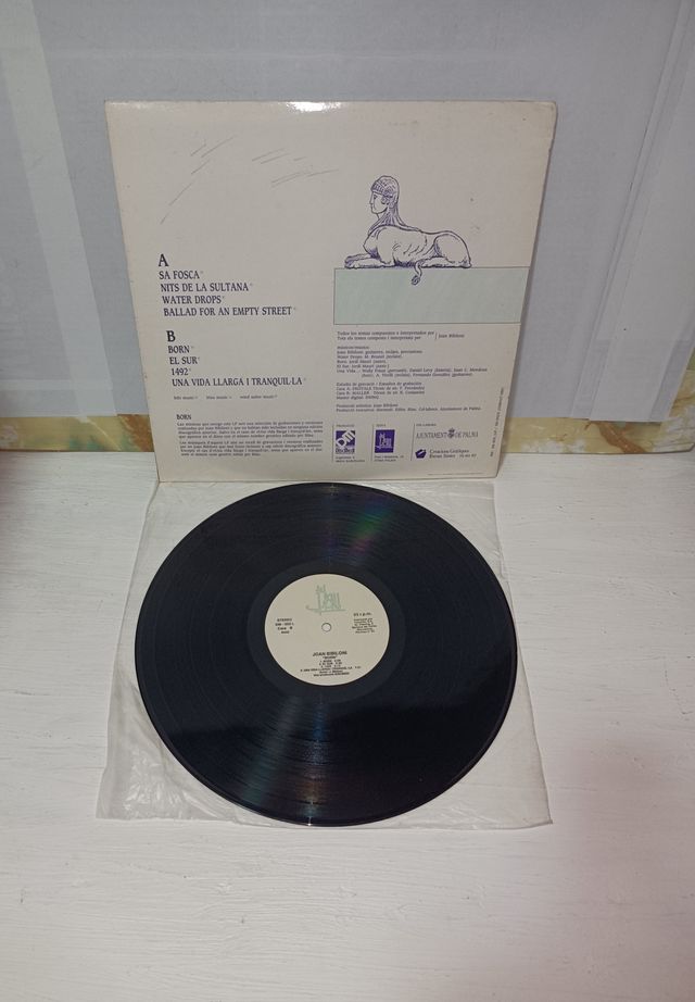 Vinilo-LP Joan Bibiloni Born Discmedi 1989 Rareza