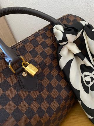 Bolso Tote Damier Ebène