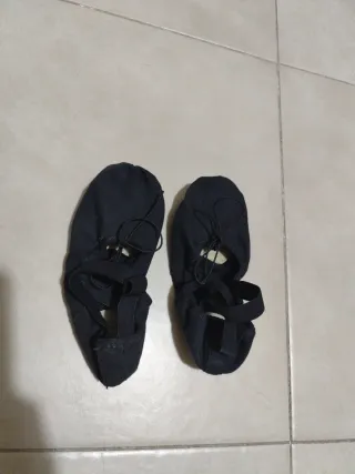 Medias puntas de ballet negras