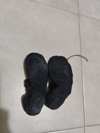 Medias puntas de ballet negras