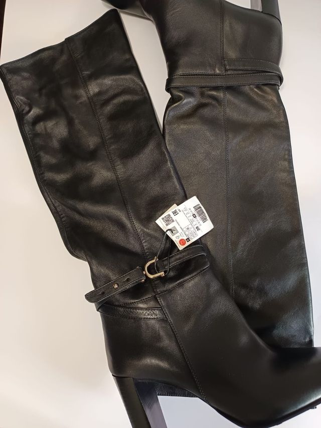 Botas de Piel Zara Talla 39