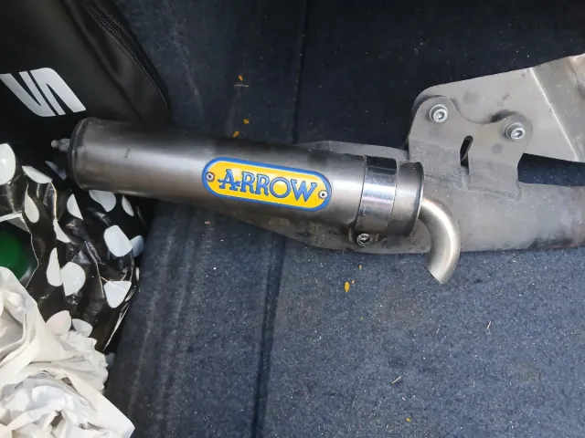 Tubo de escape Arrow para aprilia sr de 49