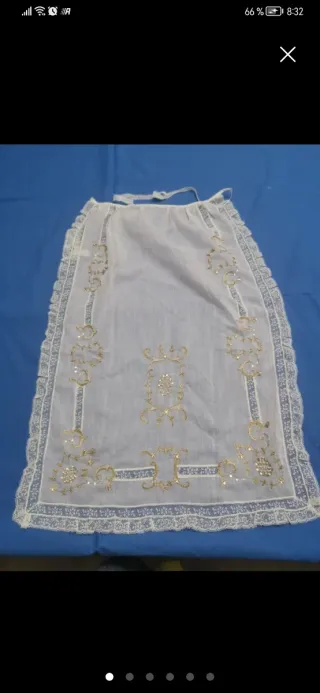 Delantal fallera huertana baturra regional niña