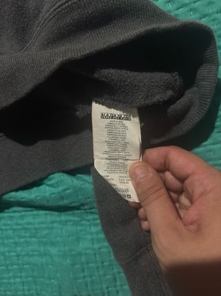 Felpa Napapijri con cappuccio grigia