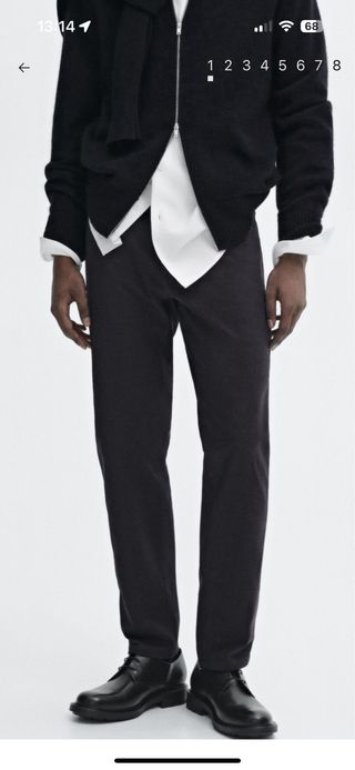 Pantalón Massimo Dutti Talle 40 Negro