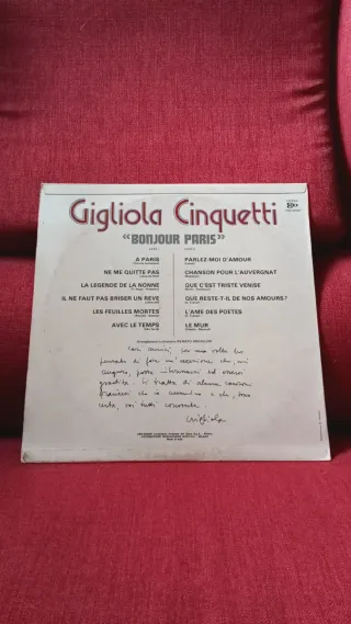 Gigliola Cinquetti - Bonjour Paris LP