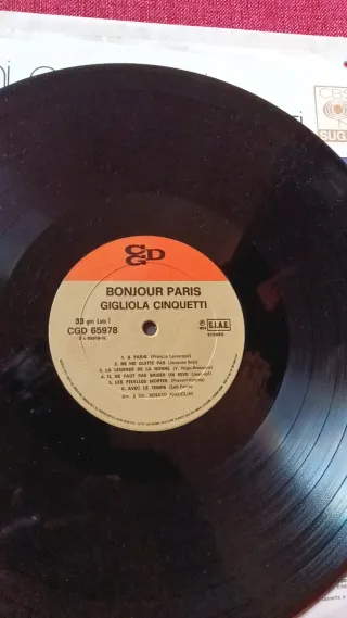 Gigliola Cinquetti - Bonjour Paris LP