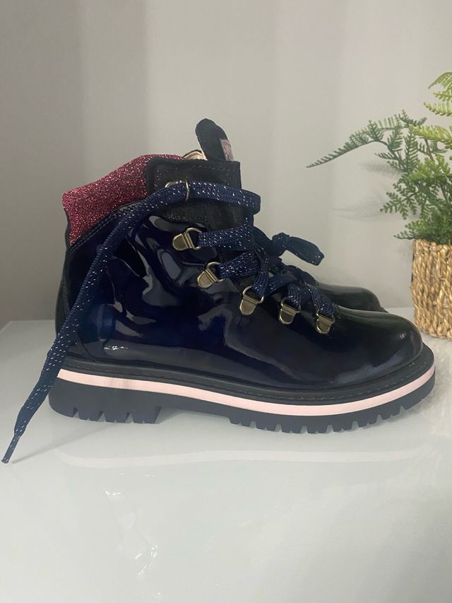 Botas Pablosky Niña Charol Azul