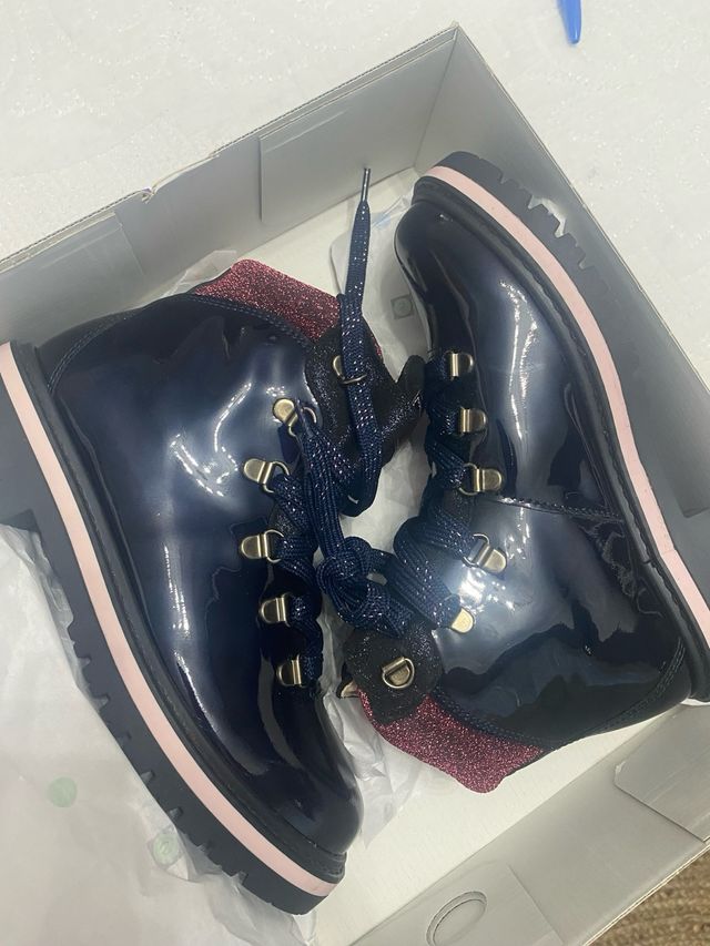 Botas Pablosky Niña Charol Azul