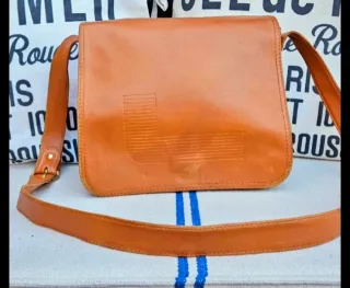 Bolso Lancel Naranja Cuero