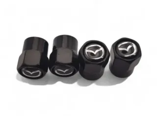 Mazda 4 Tapones de Valvula para Neumáticos Llantas