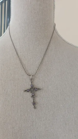 Colgante Plata y Amatistas
