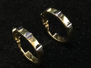 E625760-20 Argollas Oro 18K