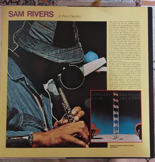 LP I Grandi Del Jazz Sam Rivers