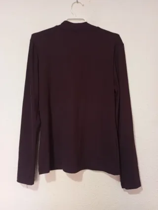 Camiseta manga larga mujer morada