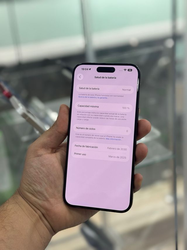 iPhone 15 Pro Max 256 GB (100% bateria)