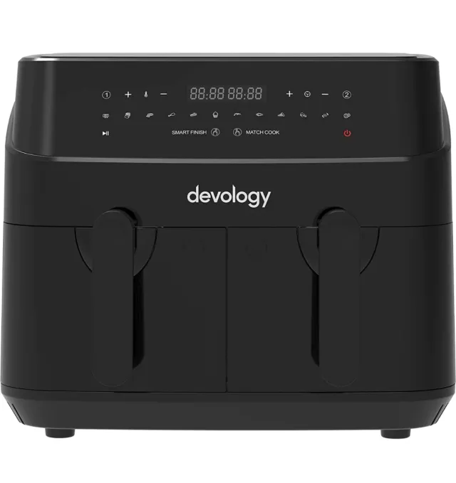 Friggitrice ad aria doppia zona