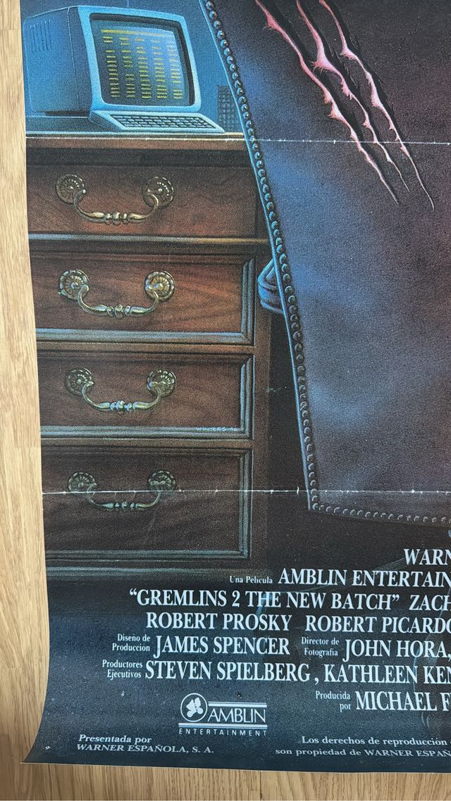 Cartel Original Gremlins 2: La Nueva Generación