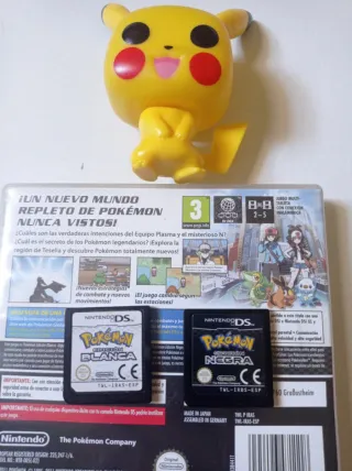 Cartucho Pokémon Blanco y negro originales