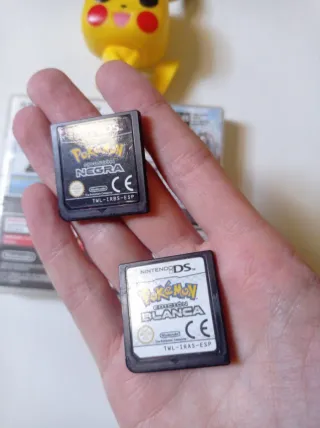 Cartucho Pokémon Blanco y negro originales