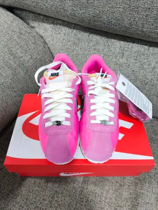 Nike Cortez Mujer Rosa y Verde