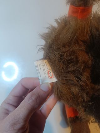 Peluche Scimmia Crodino mascotte gorilla