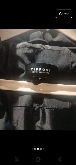 Chaleco Tifossi Negro Talla M