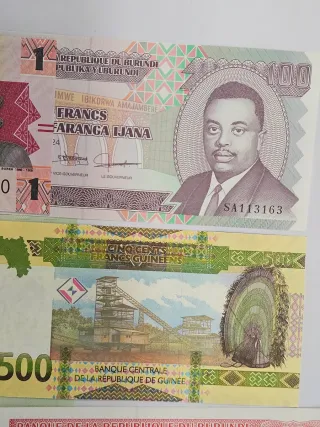 Lote 12 Billetes África Varios Países