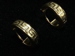 E625760-4 Argollas Oro 18K