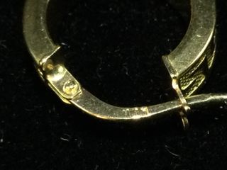 E625760-4 Argollas Oro 18K